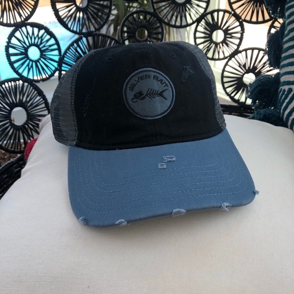 Silver Bait Distressed Cap 